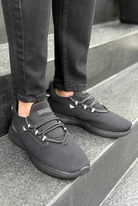 SIMPLE LACING MEN SNEAKERS BLACK/ E ZEZE - 3