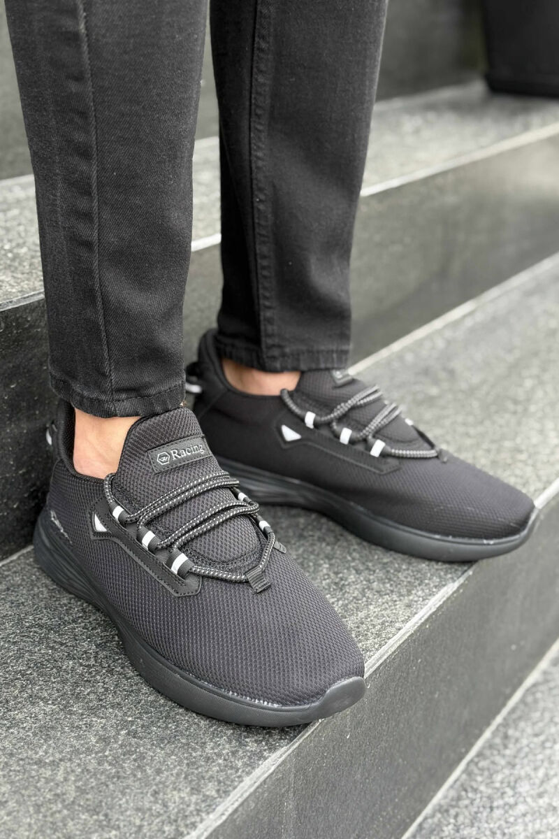 SIMPLE LACING MEN SNEAKERS BLACK/ E ZEZE - 3