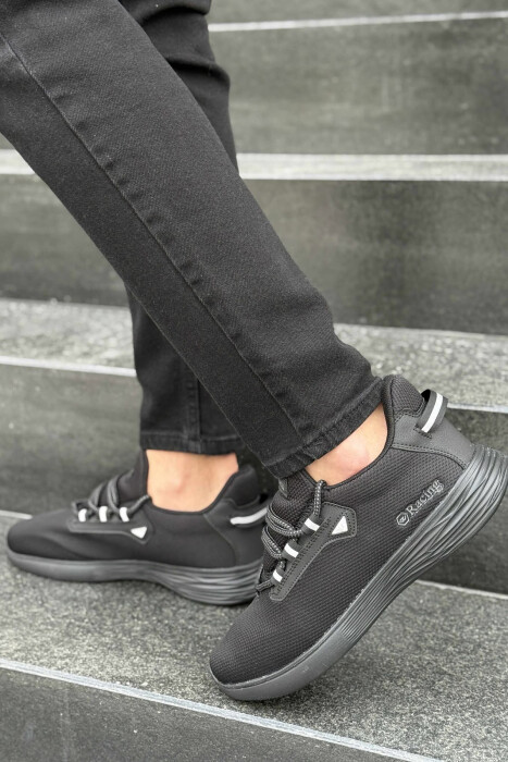 SIMPLE LACING MEN SNEAKERS BLACK/ E ZEZE - 5