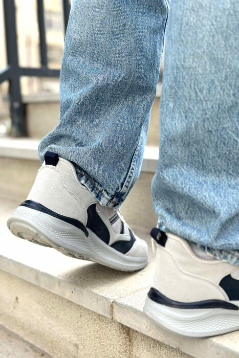 SIMPLE LACING MEN SNEAKERS LIGHT GREY/GZ - 2