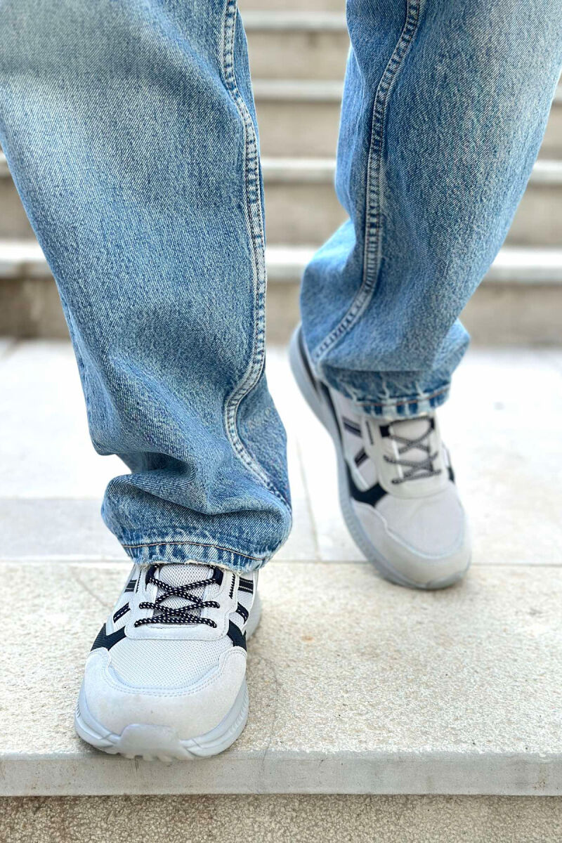 SIMPLE LACING MEN SNEAKERS LIGHT GREY/GZ - 3