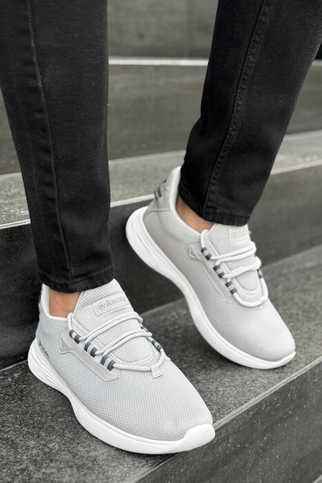 SIMPLE LACING MEN SNEAKERS LIGHT GREY/GZ - 1