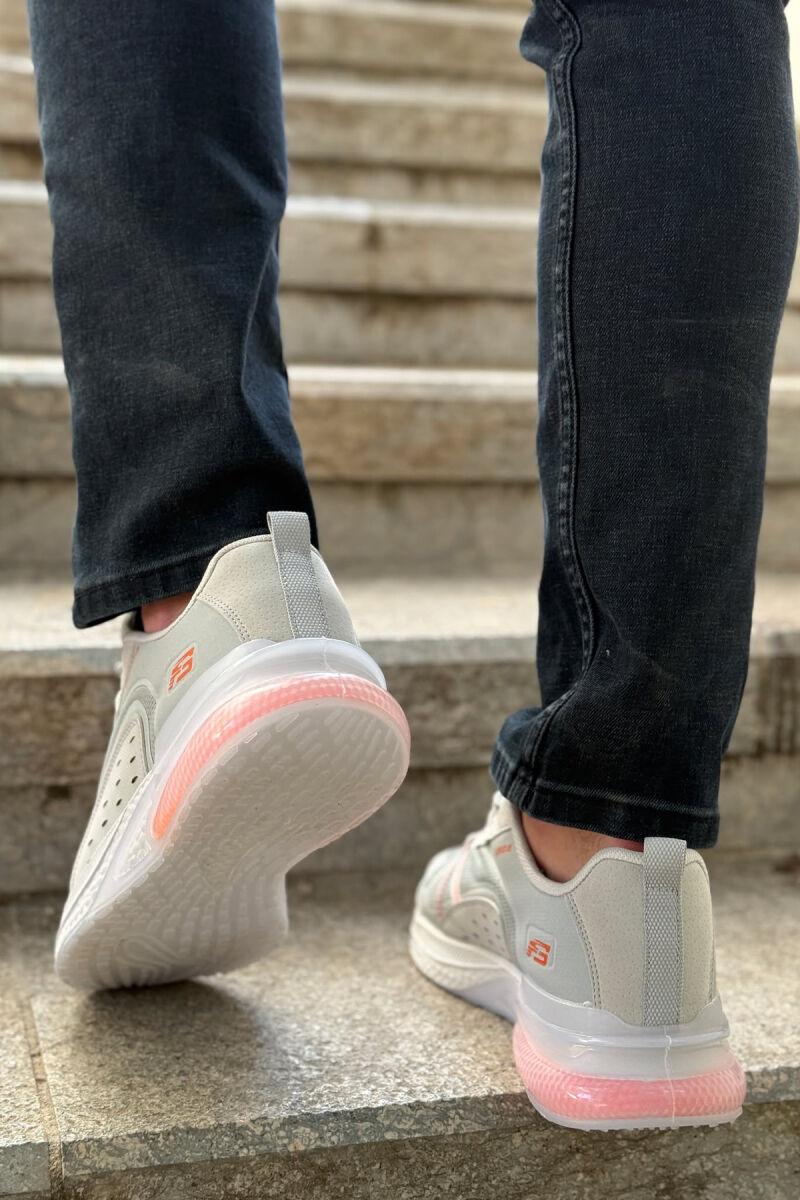 SIMPLE LACING PLATFORM MEN SNEAKERS LIGHT GREY/GZ - 2