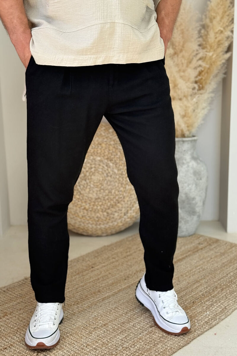 SIMPLE LACINGS MEN PANTS BLACK/ E ZEZE - 2