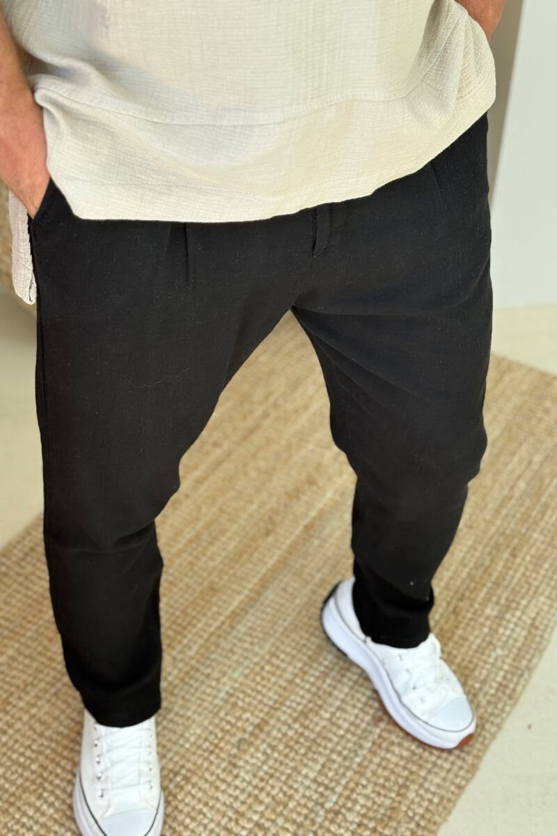 SIMPLE LACINGS MEN PANTS BLACK/ E ZEZE - 3