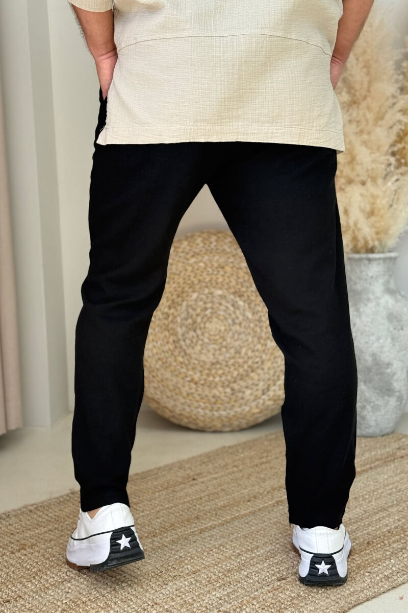 SIMPLE LACINGS MEN PANTS BLACK/ E ZEZE - 4