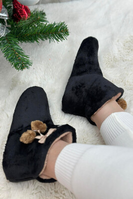 SIMPLE LONG WOMAN HOME SLIPPERS BLACK/ E ZEZE 