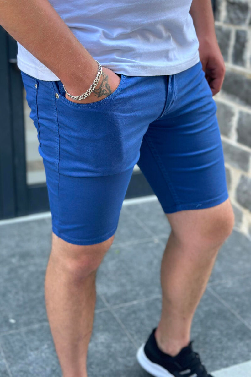 SIMPLE MAN SHORT JEANS BLUE/BLU - 3