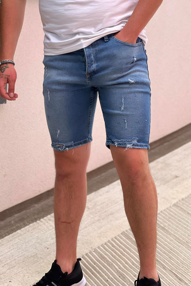 SIMPLE MAN SHORT JEANS BLUE/BLU - 1