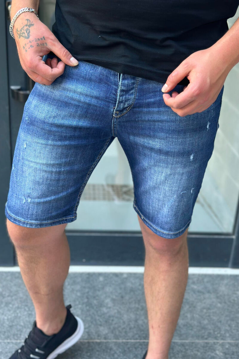 SIMPLE MAN SHORT JEANS BLUE/BLU - 2