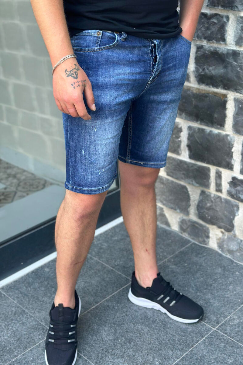 SIMPLE MAN SHORT JEANS BLUE/BLU - 3