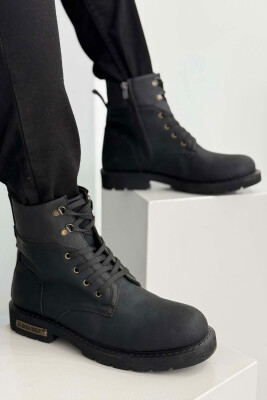 SIMPLE MEN ANKLE BOOTS BLACK/ E ZEZE 