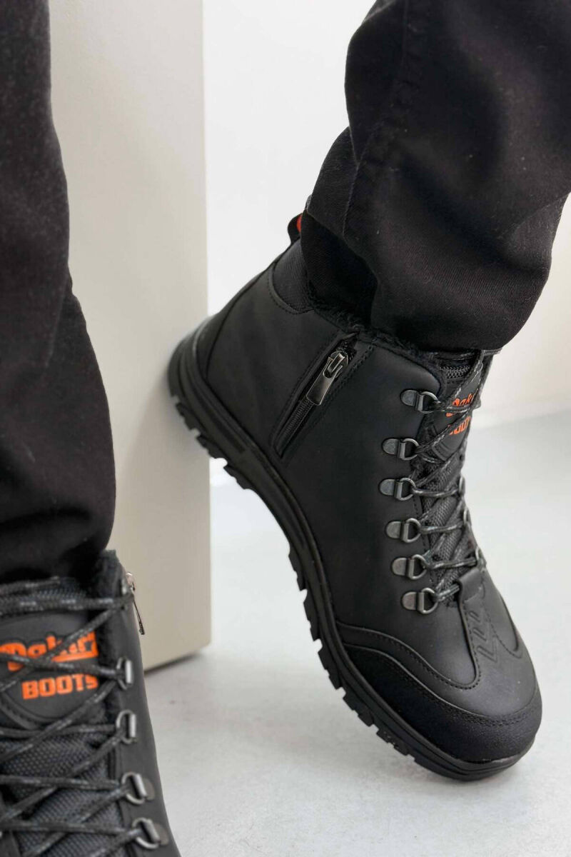 SIMPLE MEN ANKLE BOOTS BLACK/ E ZEZE - 3