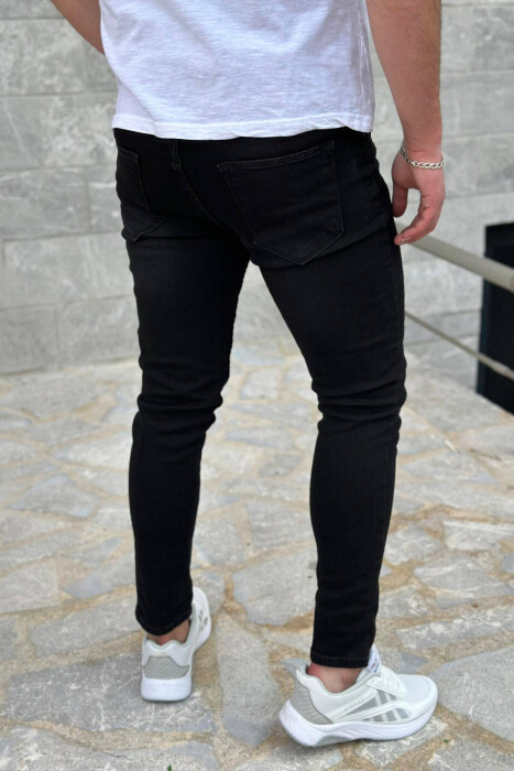 SIMPLE MEN JEANS BLACK/ E ZEZE - 2