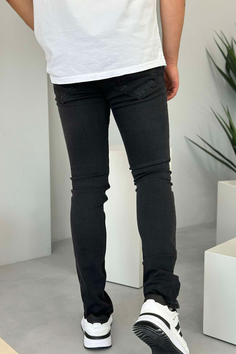 SIMPLE MEN JEANS BLACK/ E ZEZE - 4