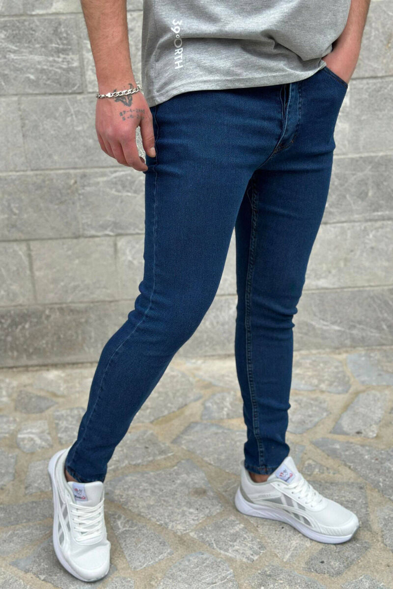 SIMPLE MEN JEANS BLUE/BLU - 3