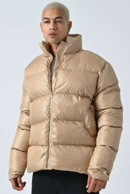 SIMPLE MEN PUFFER JACKET BEIGE/BEZHE 