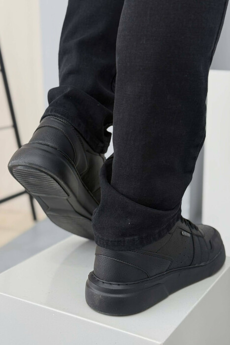 SIMPLE MEN SNEAKERS BLACK/ E ZEZE - 4