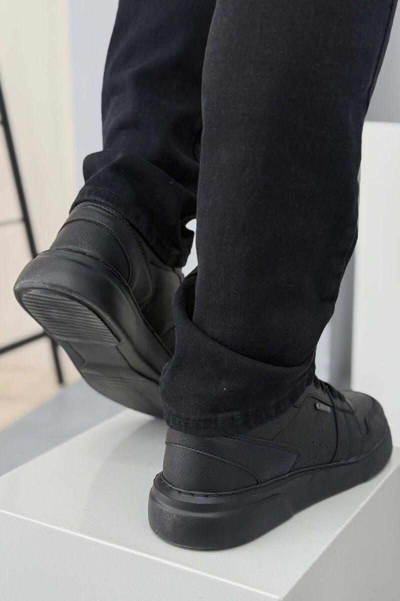 SIMPLE MEN SNEAKERS BLACK/ E ZEZE - 4