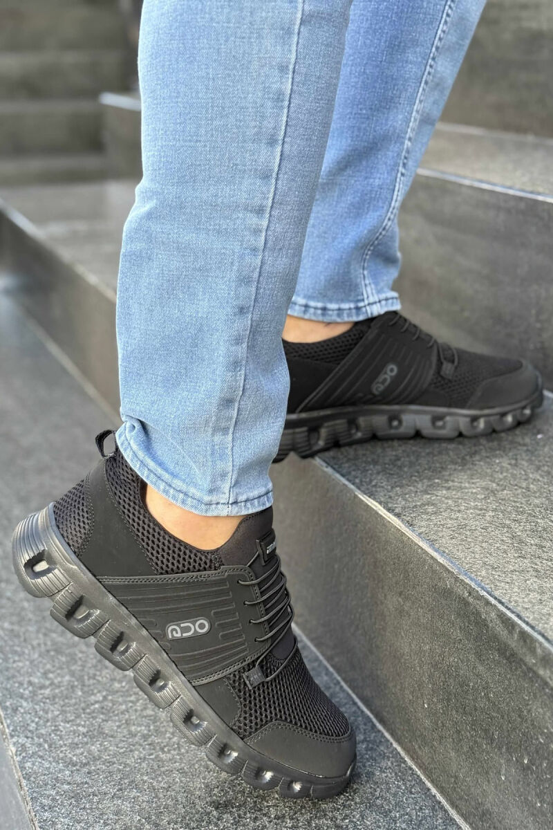 SIMPLE MEN SNEAKERS BLACK/ E ZEZE - 6