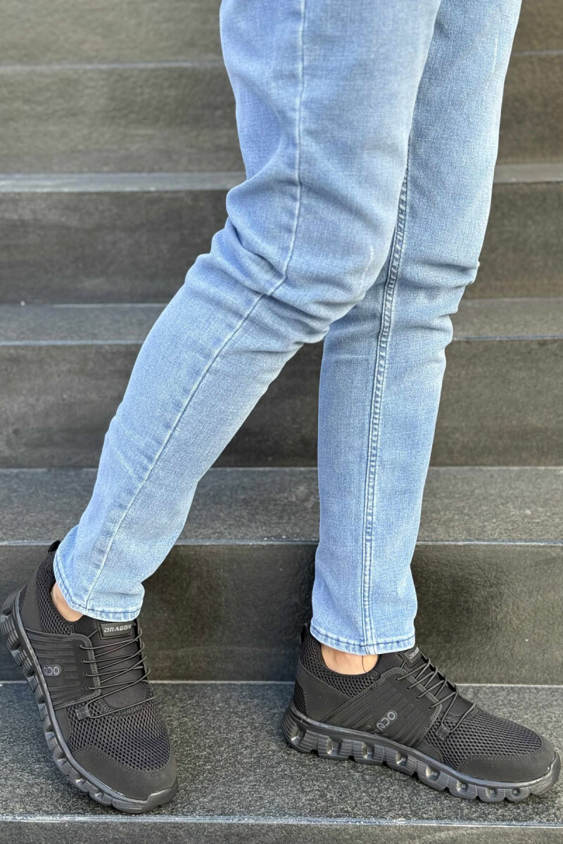 SIMPLE MEN SNEAKERS BLACK/ E ZEZE - 8