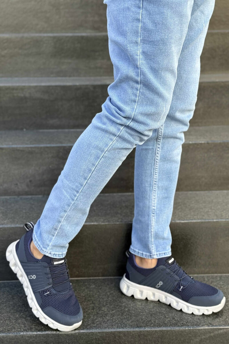 SIMPLE MEN SNEAKERS BLUE+GREY/ BLU+GRI - 3