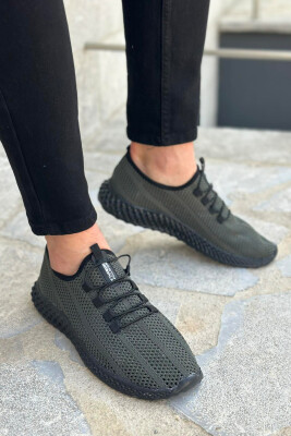 SIMPLE MEN SNEAKERS DARK GREEN/JEE 