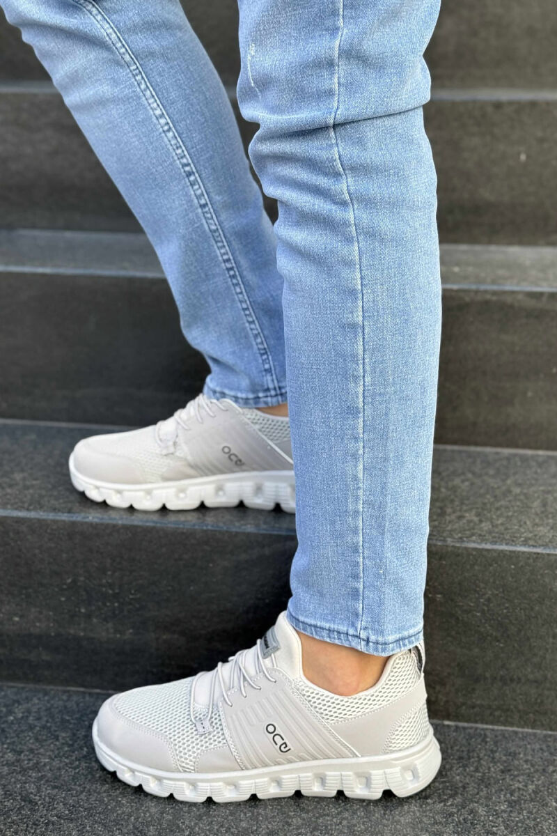 SIMPLE MEN SNEAKERS LIGHT GREY/GZ - 4