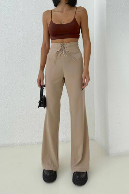 SIMPLE ON COLOR WOMAN TROUSERS BEIGE/BEZHE 