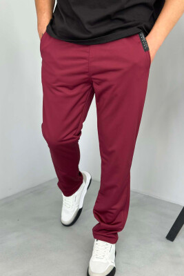 SIMPLE ONE COLOR MAN SWEATPANTS BUYRDGUNDY/VISHNJE 