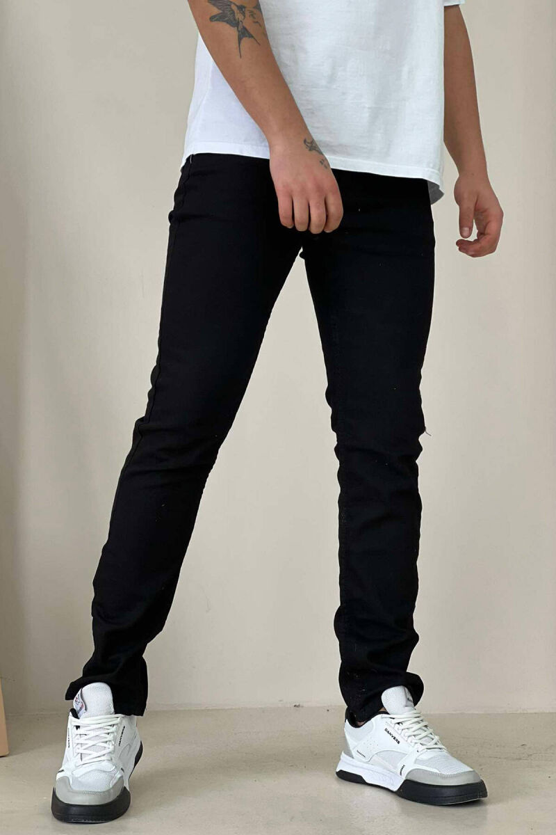 SIMPLE REGULAR MEN JEANS BLACK/ E ZEZE JEANS KLAUDIO FASHION MC-543