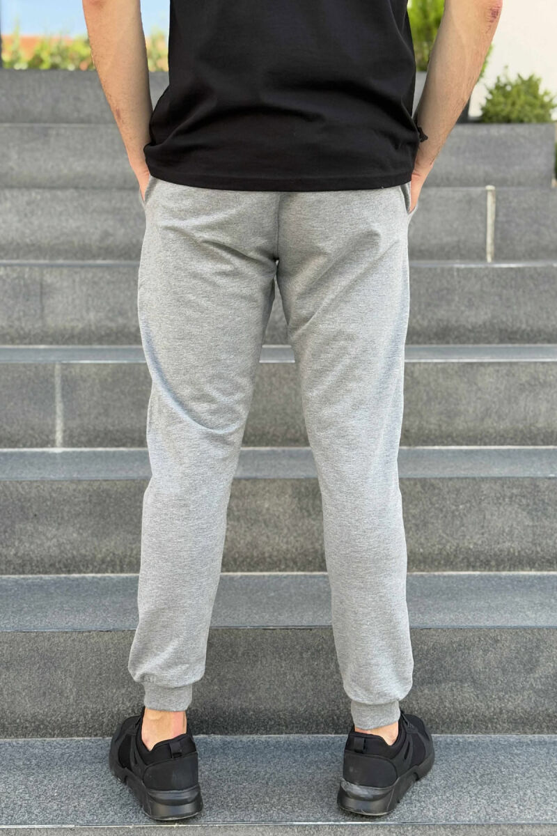 SIMPLE ONE COLOR MEN JOGGERS GREY/GRI - 3