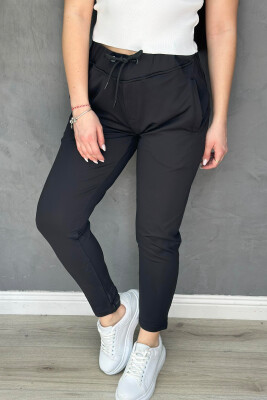 SIMPLE ONE COLOR MEN SWEATPANTS BLACK/ E ZEZE 