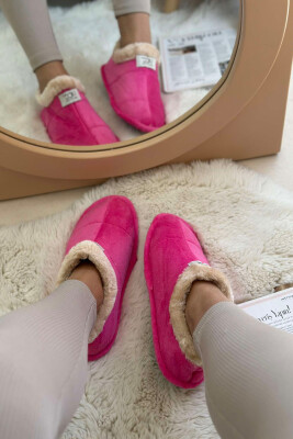 SIMPLE ONE COLOR WOMAN HOME SLIPPERS PINK/ROZE 