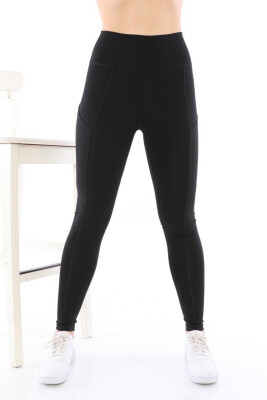 SIMPLE ONE COLOR WOMAN LEGGINGS BLACK/ E ZEZE 