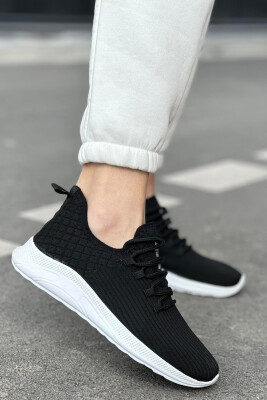 SIMPLE ONE COLOR WOMAN SNEAKERS BLACK-WHITE/ZB 