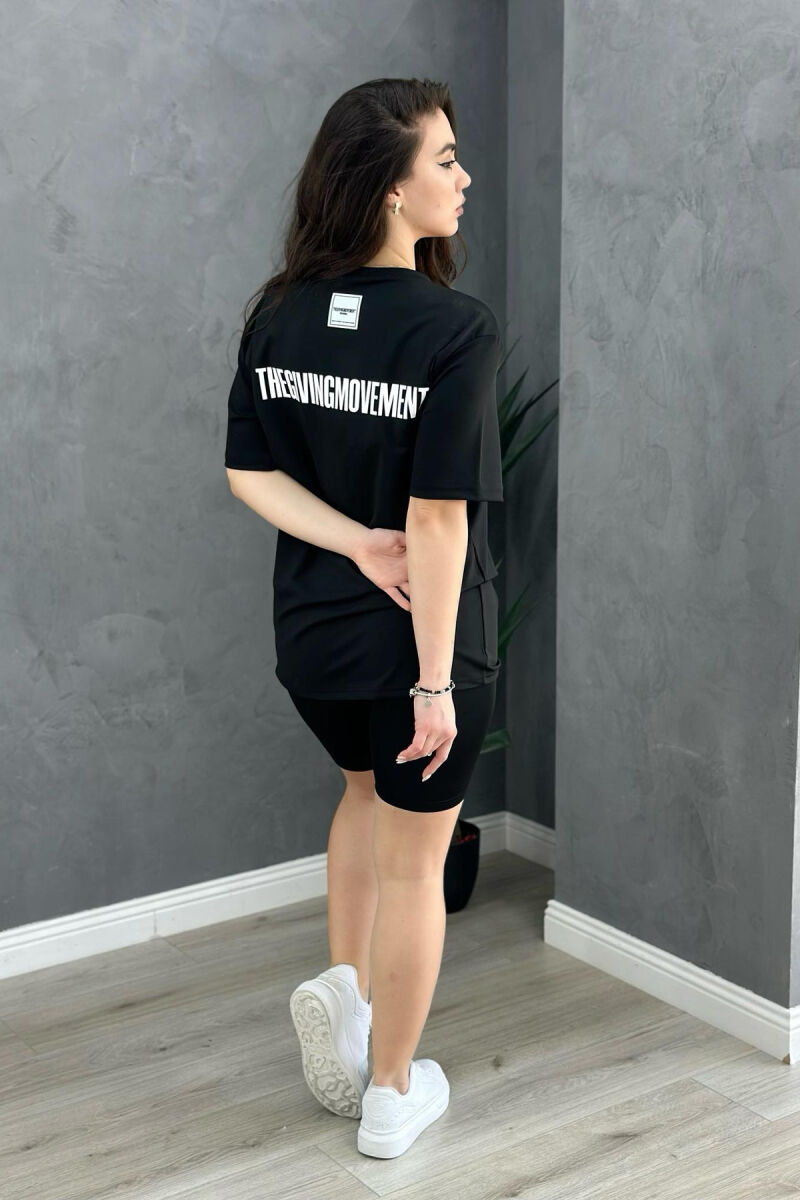 SIMPLE ONE COLOR WOMEN SET BLACK/ E ZEZE - 4