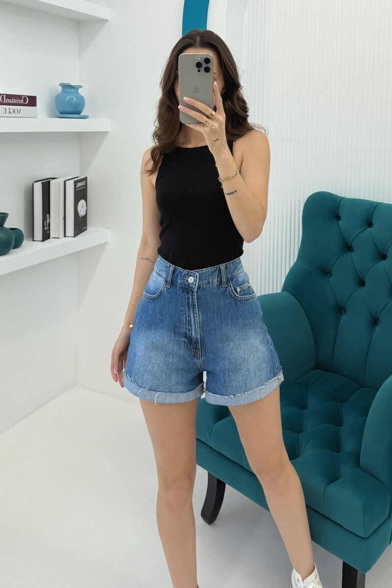 SIMPLE ONE COLOR WOMEN TANK TOP BLACK/ E ZEZE - 1
