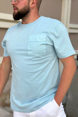 SIMPLE ONE POCKET SHIRT MAN LIGHTBLUE/BZ 