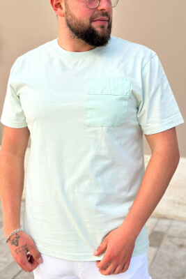 SIMPLE ONE POCKET SHIRT MAN MINT/MENTE 