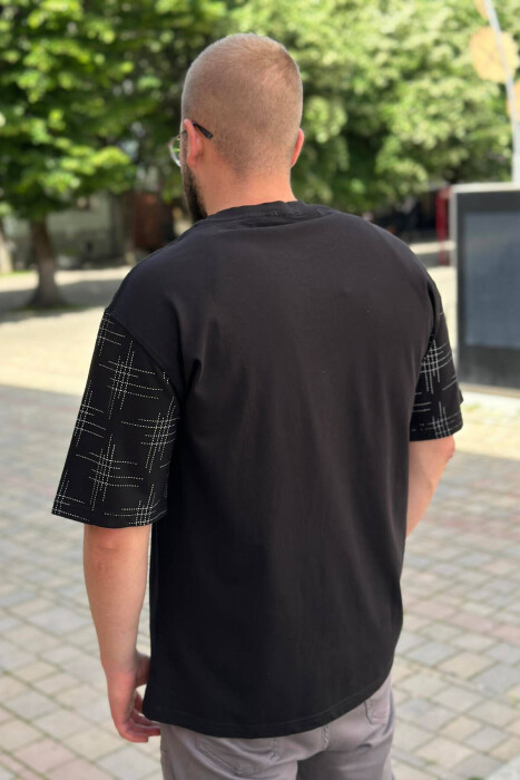 SIMPLE OVERSIZE MAN T-SHIRT BLACK/ E ZEZE - 2