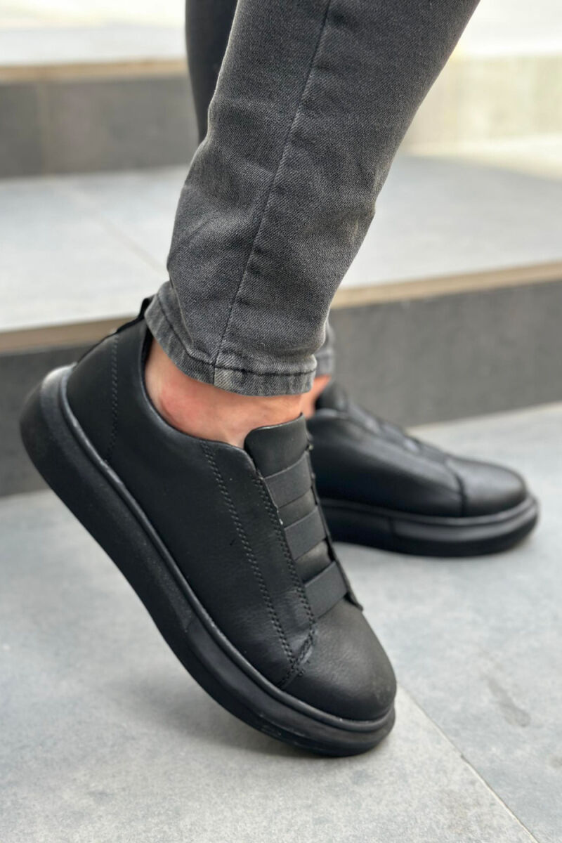 SIMPLE PALTFORME MAN SHOES BLACK/ E ZEZE - 1