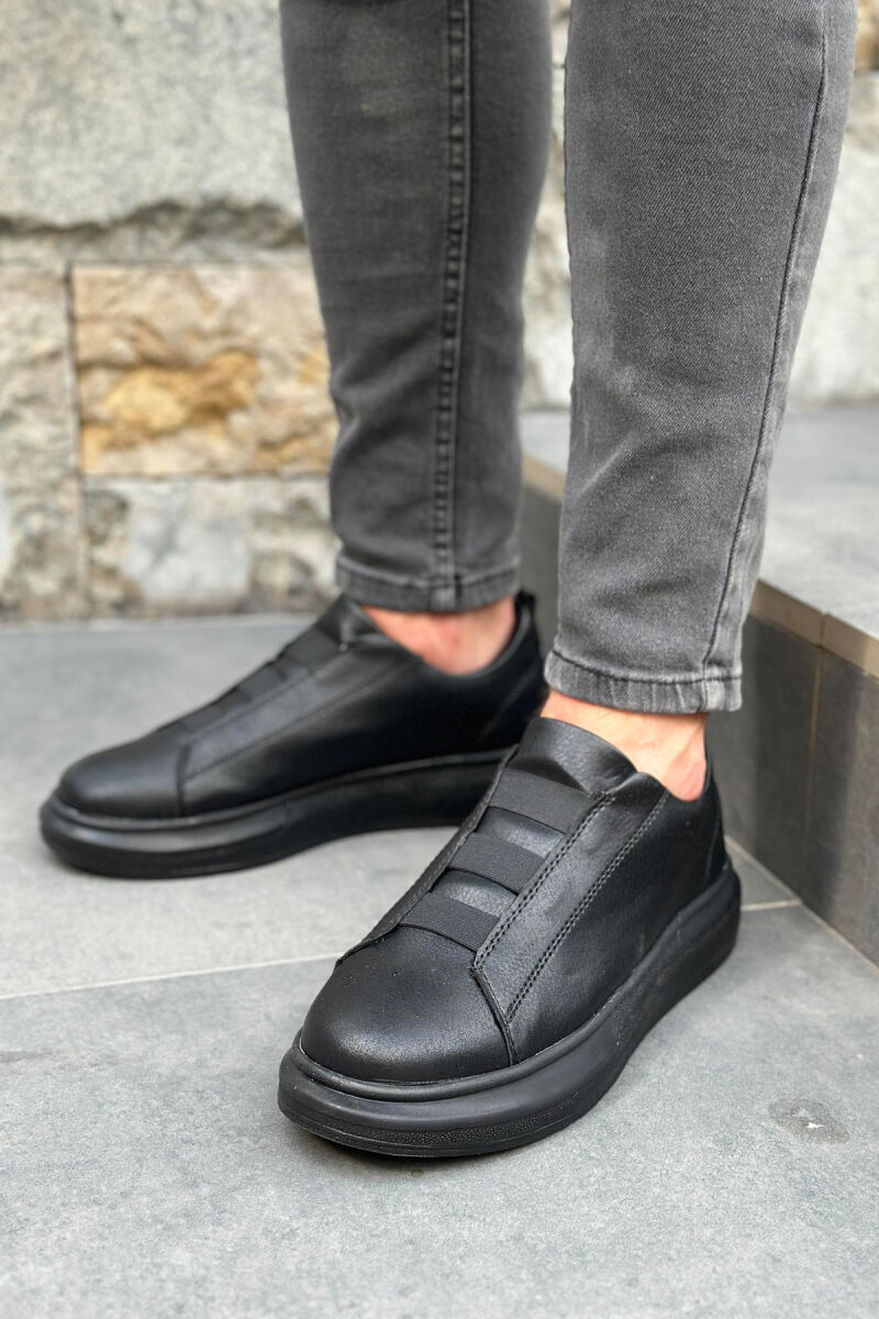 SIMPLE PALTFORME MAN SHOES BLACK/ E ZEZE - 3