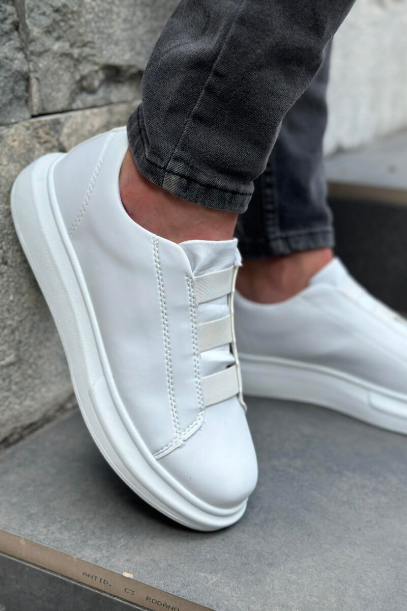 SIMPLE PALTFORME MAN SHOES WHITE-E BARDHE - 3