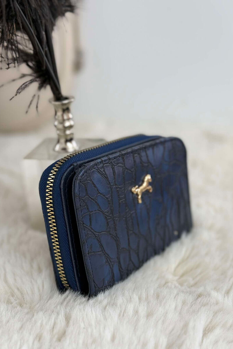 SIMPLE PATTERN WOMEN WALLET BLUE/BLU - 2