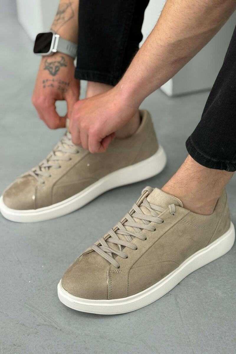SIMPLE PLATFORM MEN SNEAKERS BEIGE/BEZHE - 1