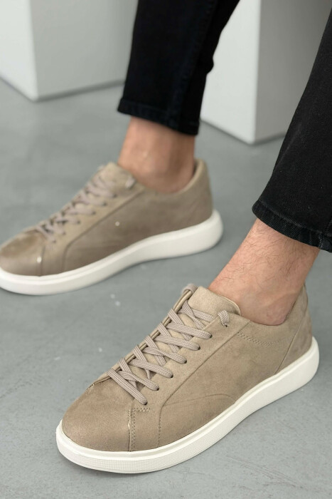 SIMPLE PLATFORM MEN SNEAKERS BEIGE/BEZHE - 2