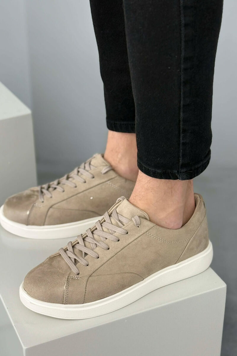SIMPLE PLATFORM MEN SNEAKERS BEIGE/BEZHE - 3
