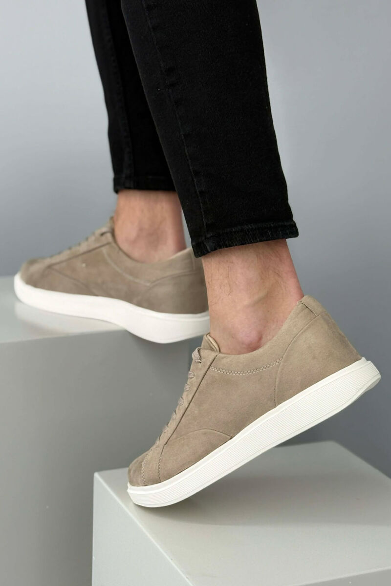 SIMPLE PLATFORM MEN SNEAKERS BEIGE/BEZHE - 4