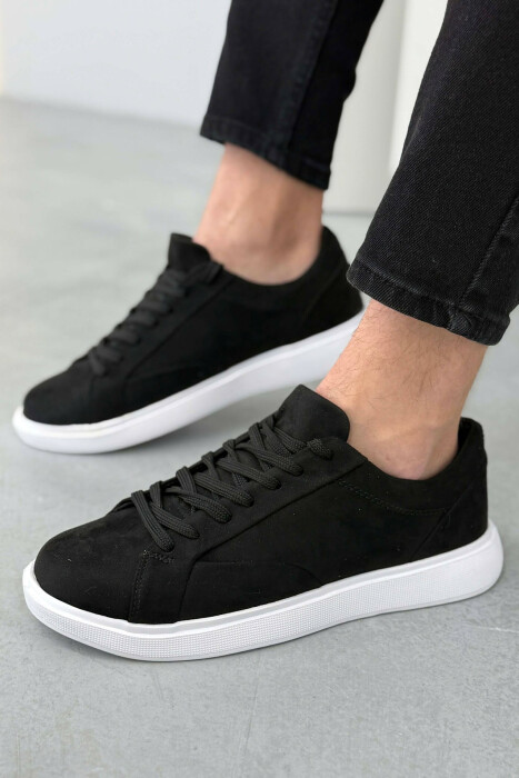 SIMPLE PLATFORM MEN SNEAKERS BLACK-WHITE/ZEBA - 2